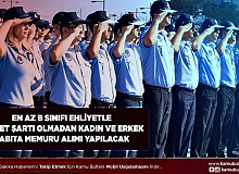 Belediye’ye Kadın ve Erkek En Az B Sınıfı Ehliyetle Zabıta Memuru Alımı Yapılacak