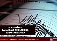 Çanakkale Açıklarında Korkutan Deprem