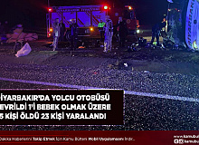 Diyarbakır’da Feci Kaza Yolcu Otobüsü Devrildi Ölü ve Yaralılar Var