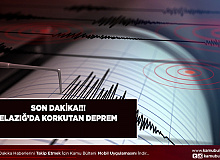 Elazığ'da Korkutan Deprem