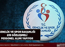 Gençlik ve Spor Bakanlığı KPSS Şartsız 239 Sözleşmeli Personel Alımı Yapıyor