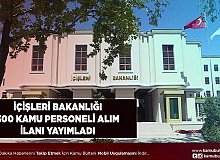 İçişleri Bakanlığı 300 Memur Alım İlanı Yayımladı Başvurular Başlıyor