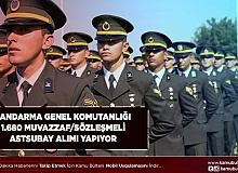 Jandarma Genel Komutanlığı 1680 Muvazzaf/Sözleşmeli Astsubay Alımı Yapacak