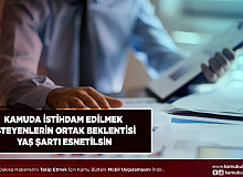 Kamuda İstihdam Edilmek İsteyenlerin Ortak Beklentisi: Yaş Şartı Esnetilsin