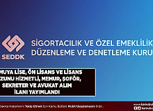 Kamuya Lise Ön Lisans ve Lisans Mezunu Şoför Hizmetli Sekreter Memur ve Avukat Alımı Yapılacak İşte Şartlar ve Detaylar