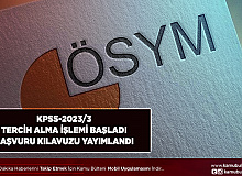 KPSS-2023/3 Tercih Alma İşlemi Başladı