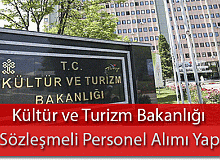 Kültür ve Turizm Bakanlığı 121 Sözleşmeli Personel Alımı Yapacak