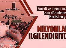 Memur ve Emekli Maaş Zammı TBMM'den Geçti