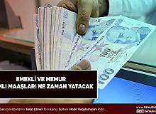 Memur ve Emeklinin Zamlı Maaşları Ne Zaman Yatacak