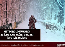 Meteoroloji Uyardı 33 İlde Kar Yağışı İşte O İller