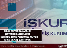 Milli Eğitim Bakanlığı Personel Alım Listesini Güncelledi KPSS ve Yaş Şartı Olmadan 40 Şehirde 21.916 Personel Alacak
