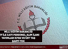 Milli Eğitim Bakanlığı TYP İle 3.071 Personel Alım İlanı Yayımladı KPSS Yok Üst Yaş Şartı Yok