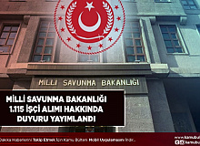 Milli Savunma Bakanlığı 1.115 İşçi Alımı Hakkında Duyuru Geldi