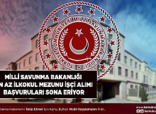 Milli Savunma Bakanlığı En Az İlkokul Mezunu İşçi Alımı Yapıyor İşte İlan Numaraları