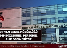 Orman Genel Müdürlüğü 249 Sözleşmeli Personel Alımı Sona Eriyor Başvuru Şartlarında Neler Var?