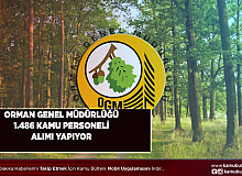 Orman Genel Müdürlüğü (OGM) 1486 Personel Alımı Yapacak İşte Kadro Dağılımı