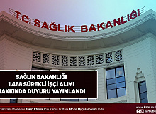 Sağlık Bakanlığı 1.468 Sürekli İşçi Alımı Hakkında Duyuru Yayımlandı