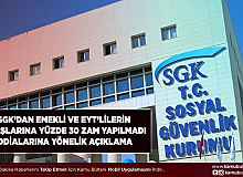 SGK Açıkladı Emekli Maaşlarına Yüzde 30'dan Az Mı Zam Yapıldı?