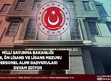 Taban Puan Şartsız Milli Savunma Bakanlığı Lise Ön Lisans ve Lisans Mezunu Kamu Personeli Alımı Başvuruları Devam Ediyor