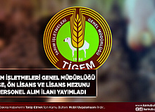 Tarım İşletmeleri Genel Müdürlüğü Sözleşmeli Kamu Personeli Alım İlanını Yayımladı Başvuru Şartları Belli Oldu