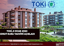 TOKİ 8 Ocak 2023 Kura Takvimi Belli Oldu İlçe İlçe Kura Listesi