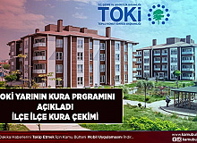 TOKİ Yarının Kura Programını Açıkladı İlçe İlçe Kura Çekilecek Konut Sayısı