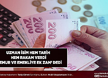 Uzman İsim Hem Tarih Verdi Hem de Rakam ‘Memur ve Emekliye Ek Zam’ Dedi