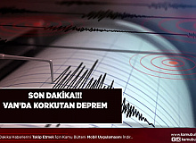 Van’da Korkutan Deprem