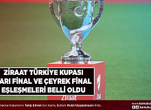 Ziraat Türkiye Kupası Çeyrek Final ve Yarı Final Eşleşmeleri Belli Oldu