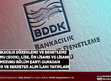 Bankacılık Düzenleme ve Denetleme Kurumu Bölüm Şartı Olmadan Lisans Ön Lisans ve Lise Mezunu Şoför ve Sekreter Alımı Yapacak