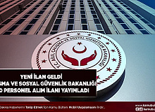 Çalışma ve Sosyal Güvenlik Bakanlığı Personel Alım İlanı Yayımladı