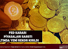 Fed Kararı Piyasaları Sarstı Altında Yeni Rekor Geldi