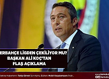 Fenerbahçe Ligden Çekiliyor Mu? Başkan Ali Koç'tan Flaş Açıklama