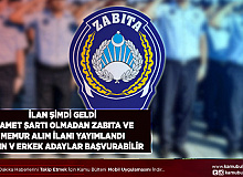 İlan Şimdi Geldi Belediye İkamet Şartsız Zabıta ve Memur Alım İlanı Yayımladı