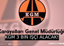 KARAYOLLARI GENEL MÜDÜRLÜĞÜ 3 BİN PERSONEL ALIMI YAPACAK!