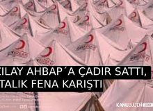 KIZILAY´IN AHBAP´A ÇADIR SATMASINA ÜNLÜ İSİMLERDEN TEPKİ GELDİ