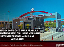 KPSS’den 50 ve Üzeri Alanlar Dikkat Bu İlan Sizler İçin Kamuya Lise Ön Lisans ve Lisans Mezunu Personel Alınacak