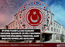 Milli Savunma Bakanlığı ve Milli Savunma Üniversitesi 555 Sözleşmeli Personel Alımı Başvuru Sonuçları Açıklandı 57 Puanla Sıralamaya Girildi Taban Puanlar Belli Oldu