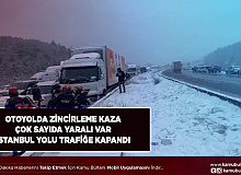 Otoyolda Zincirleme Kaza Çok Sayıda Yaralı Var İstanbul Yolu Kapandı