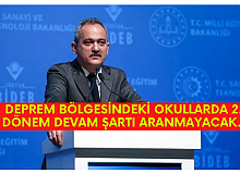 Son Dakika: Deprem Bölgesinde 2.Dönem Devam Şartı Aranmayacak!