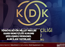 TBMM Kamu Denetçiliği Kurumu Sözleşmeli Personel Alım İlanı Yayımladı