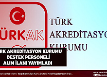 Türk Akreditasyon Kurumu Sözleşmeli Destek Personeli Alım İlanı Yayımladı
