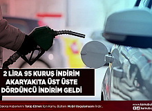 Üst Üste Dördüncü İndirim Geldi Akaryakıta İndirim Geldi Toplamda 2 lira 95 Kuruş İndirim