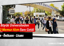 4 Büyük Üniversiteden 1.102 Memur Alım İlanı Geldi