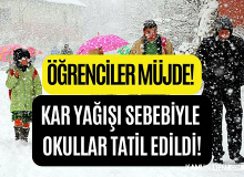 4 İlde Eğitime Kar Engeli! Okullar Tatil Edildi