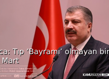 Bakan Koca´dan Tıp Bayramı Mesajı