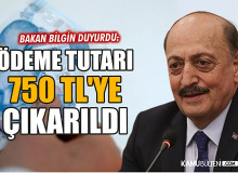 Bakandan Açıklama! Ödenen O Tutar 750 TL'ye Çıkarıldı