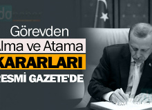 Bakanlığa ve Kamu Kurumuna atama ve görevden alma kararları yayımlandı