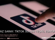 BEYAZ SARAY´DAN AÇIKLAMA: TİK TOK SORUN TEŞKİL EDİYOR