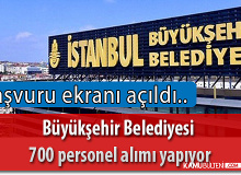 Büyükşehir Belediyesi 700 personel alımı yapıyor